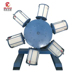 Six Barrel PTFE Mixer: SUKO Industrial Powder Mixing Machine