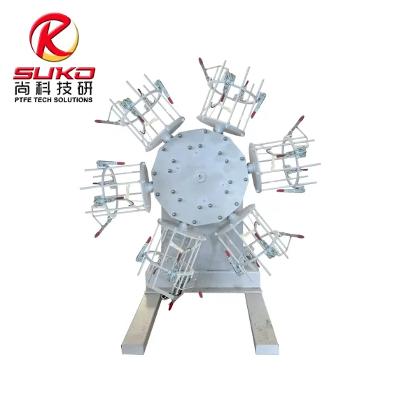 PTFE Mixer: Six Barrel Dry Powder Blender for Industrial Use - Image 2