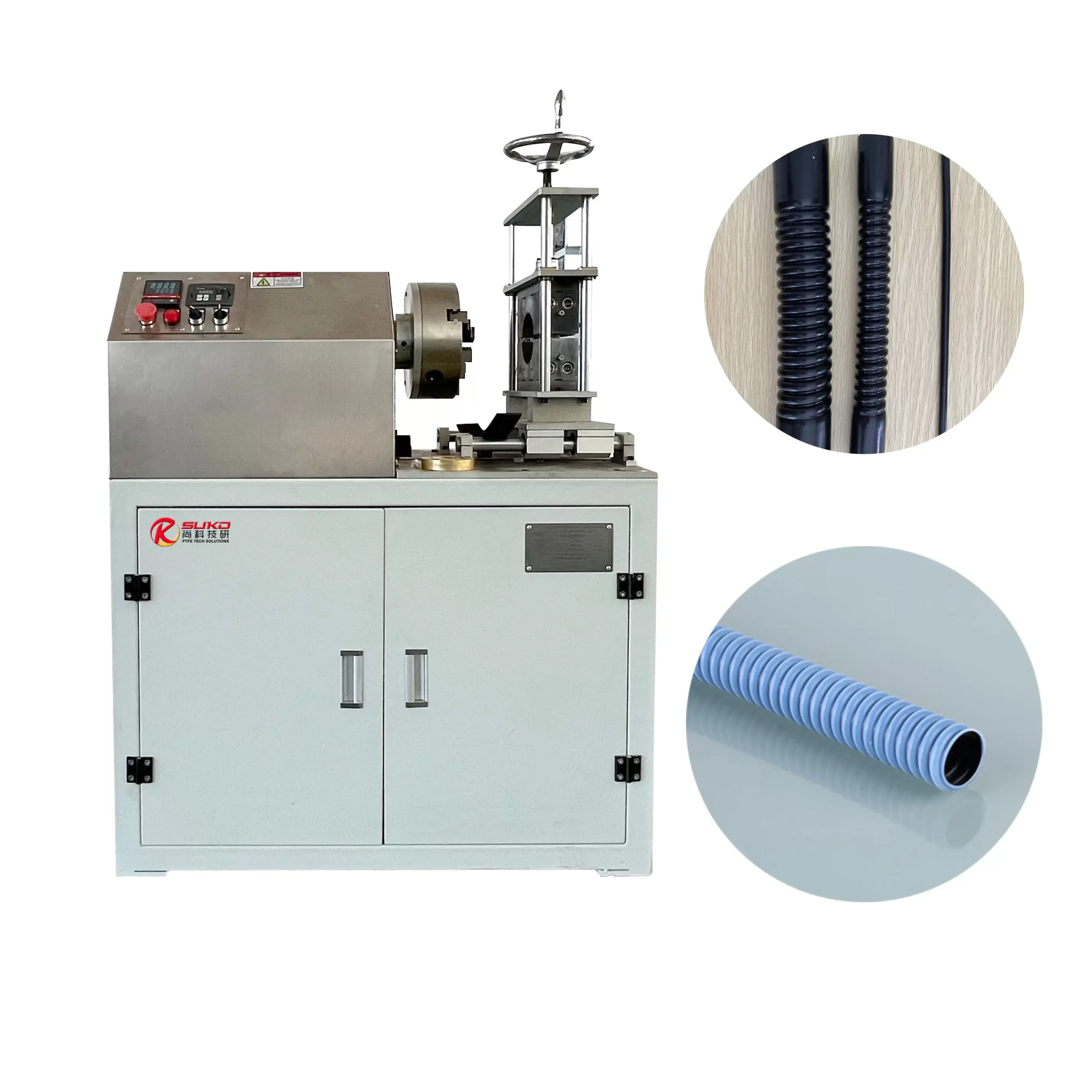 Versatile PTFE Corrugated Pipe Machine for Automotive and Electrical Uses