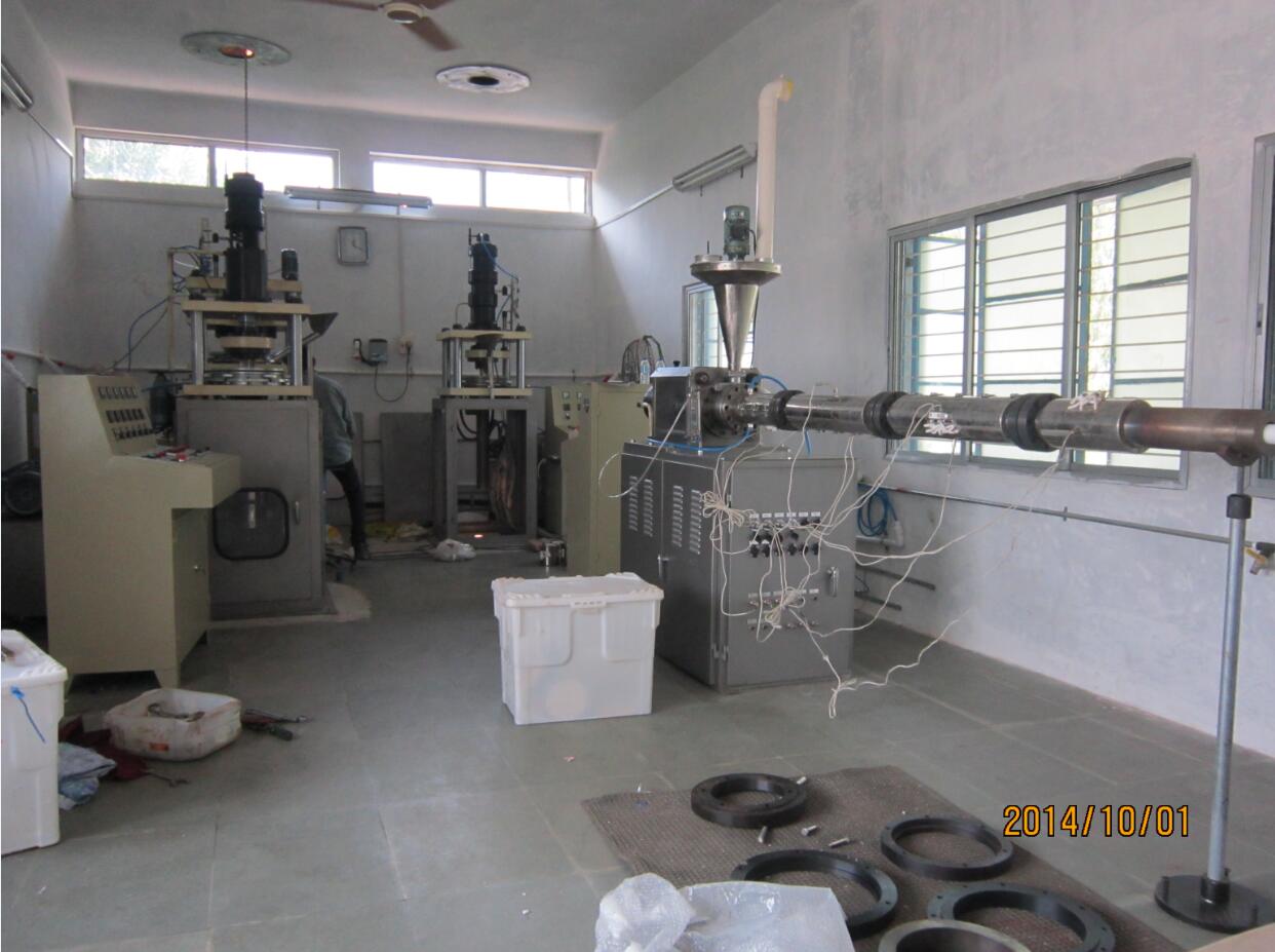 Successful Installation of PTFE EXTRUDER LINE for TUBE and ROD in India