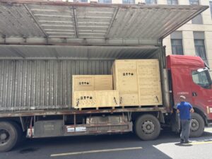 PFB80 UHMWPE Rod Ram Extruder and Large Sintering Furnace Shipped to India Medical Industry Customer