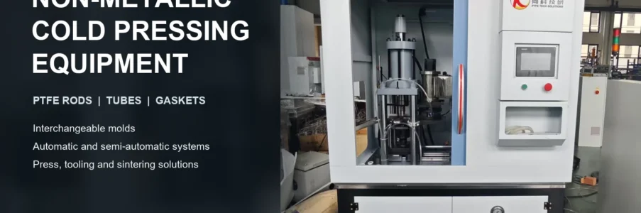 Non-Metallic Cold Pressing Equipment for PTFE Rods, Tubes and Gaskets